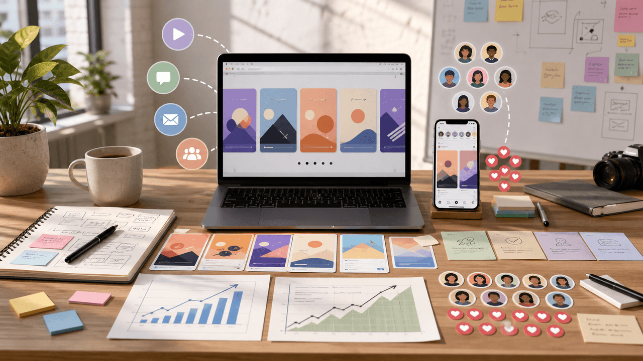 App Marketing on $0: How to Grow Downloads With Just Instagram Carousels visual