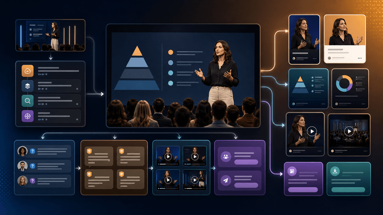 How to Repurpose a Webinar Into High-Trust Social Content visual