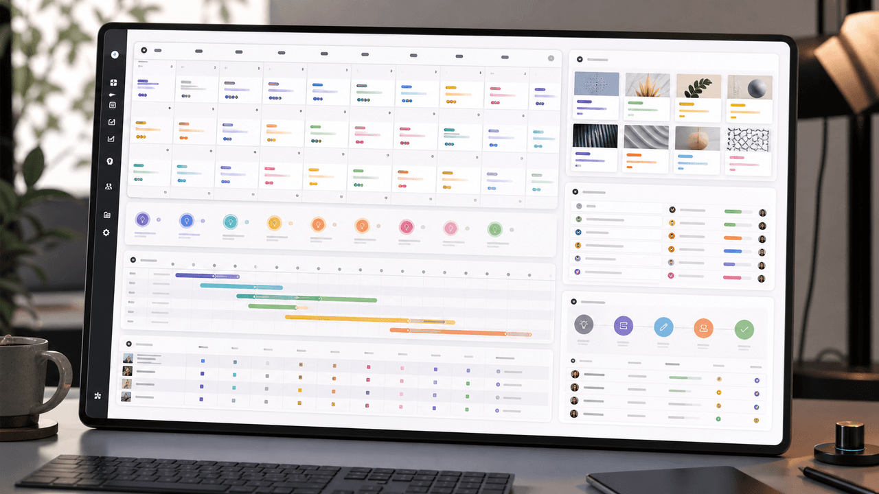 A 30-Day Calendar That Includes the Work Around Each Post visual