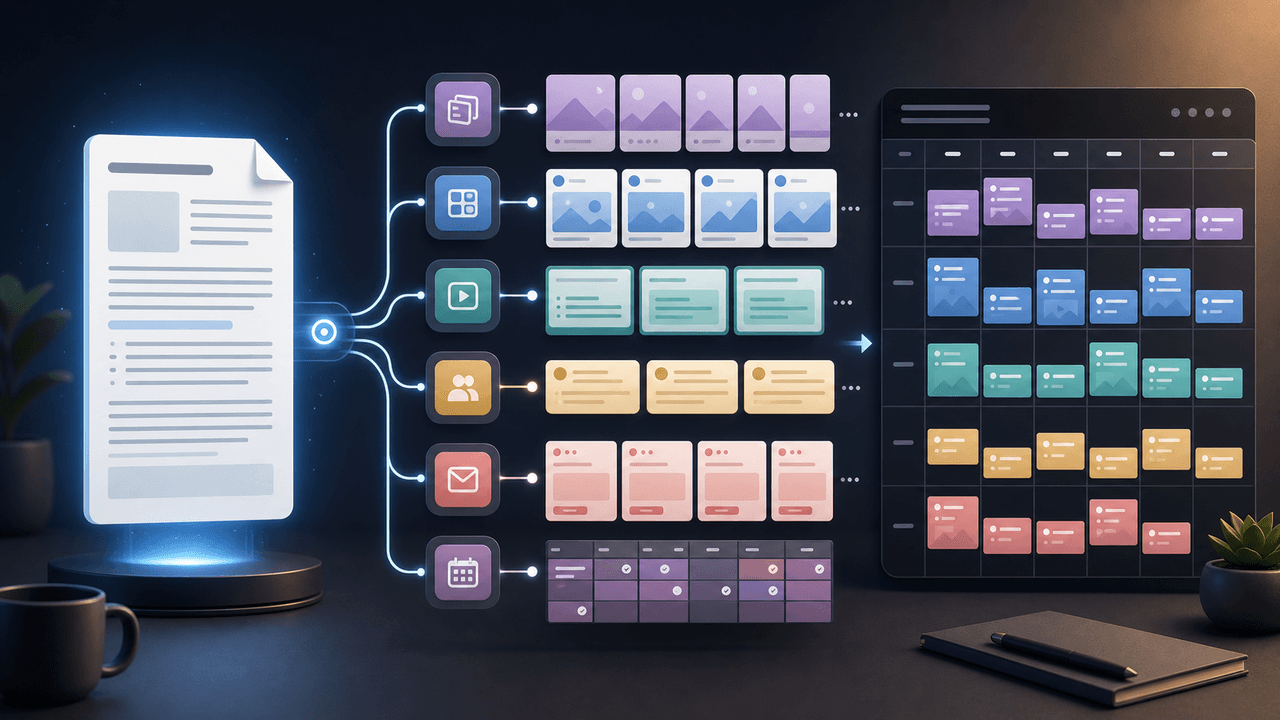 How to Turn One Newsletter Into a Week of Social Content visual