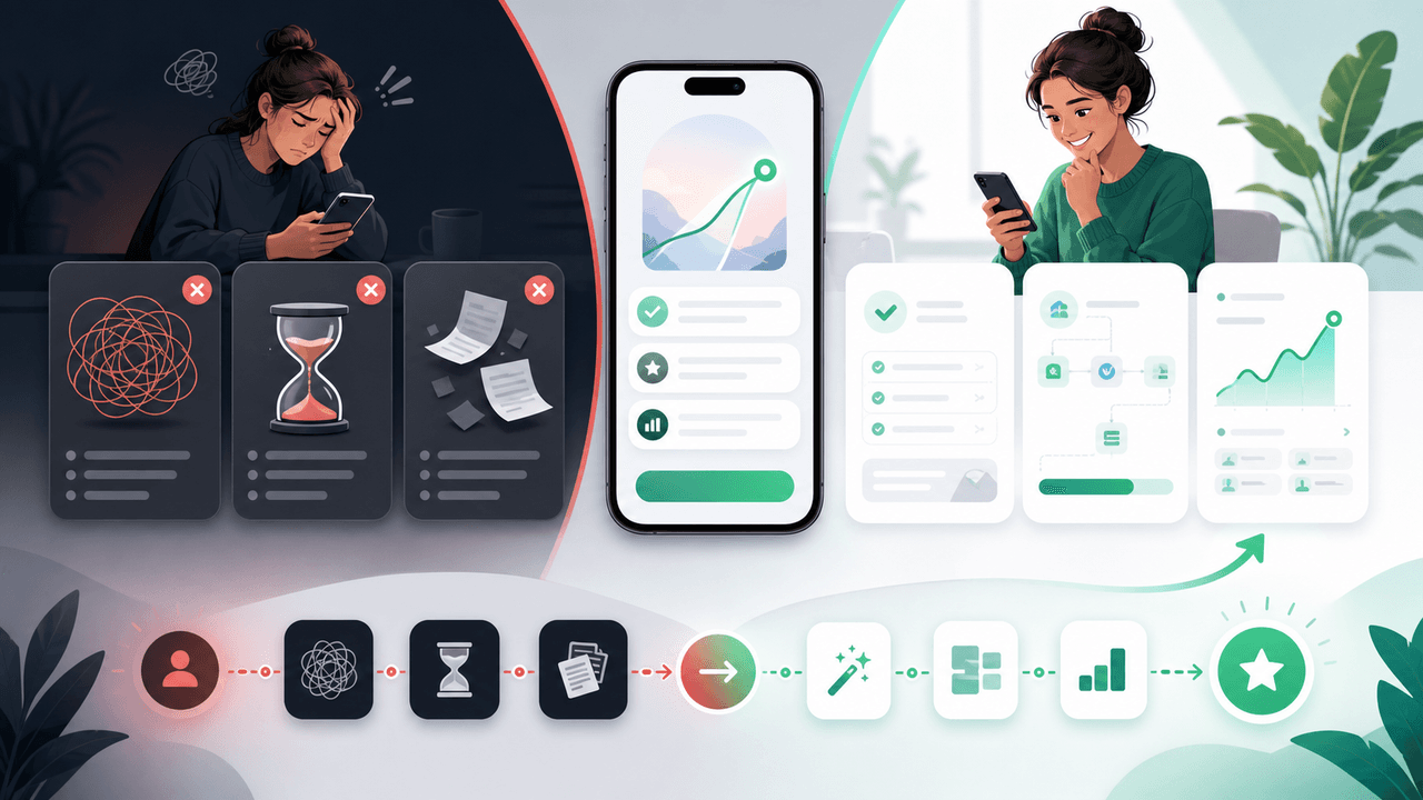 Problem-Solution Hooks for App Marketing: Make Users Feel the Pain, Then Show the Fix visual
