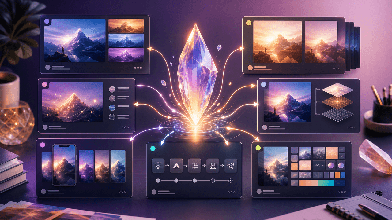 How to Turn One Good Idea Into 7 Different Instagram Carousels visual
