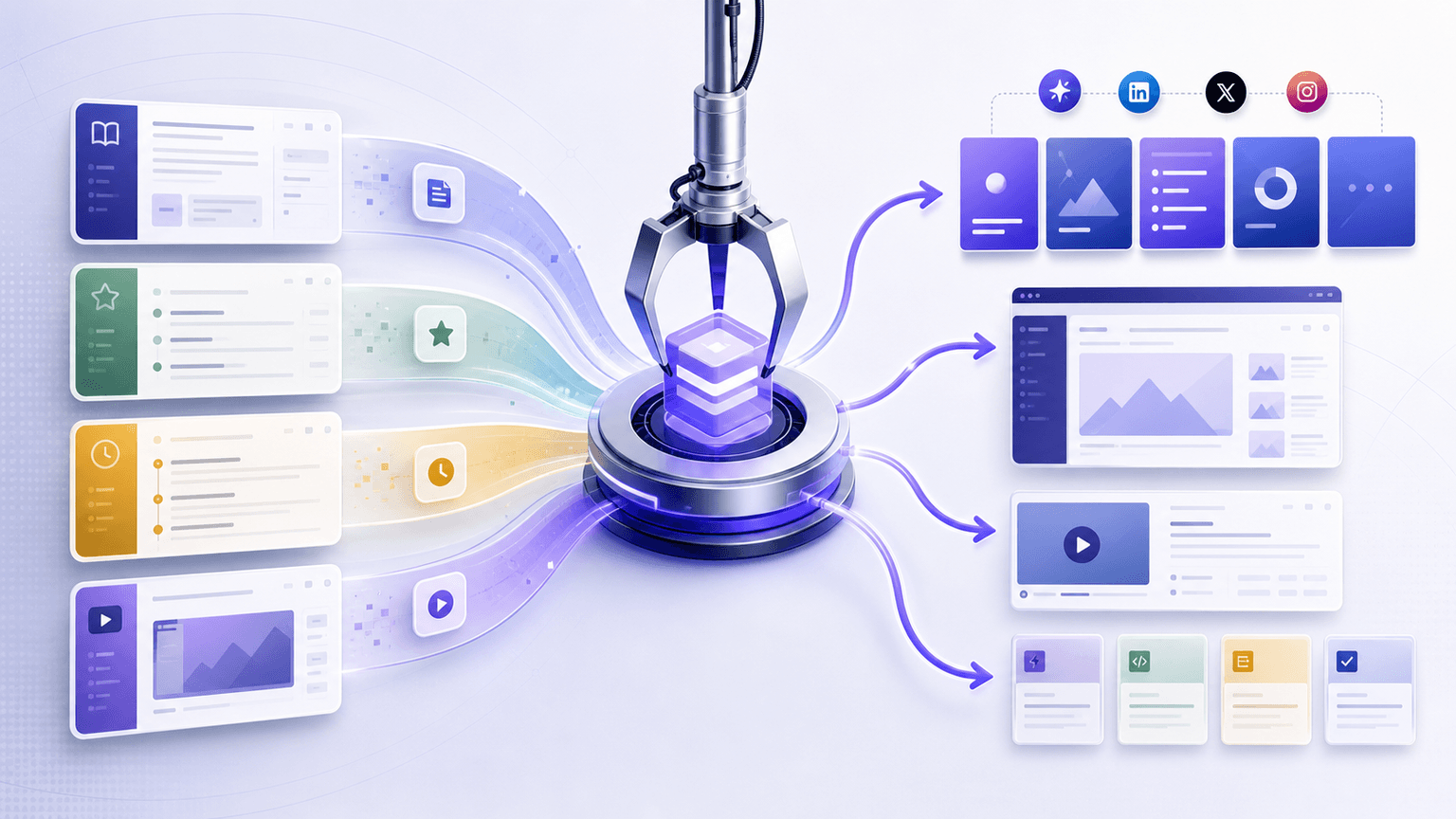 SaaS Content Repurposing: Turn Docs, Blogs, and Changelogs Into Carousels visual