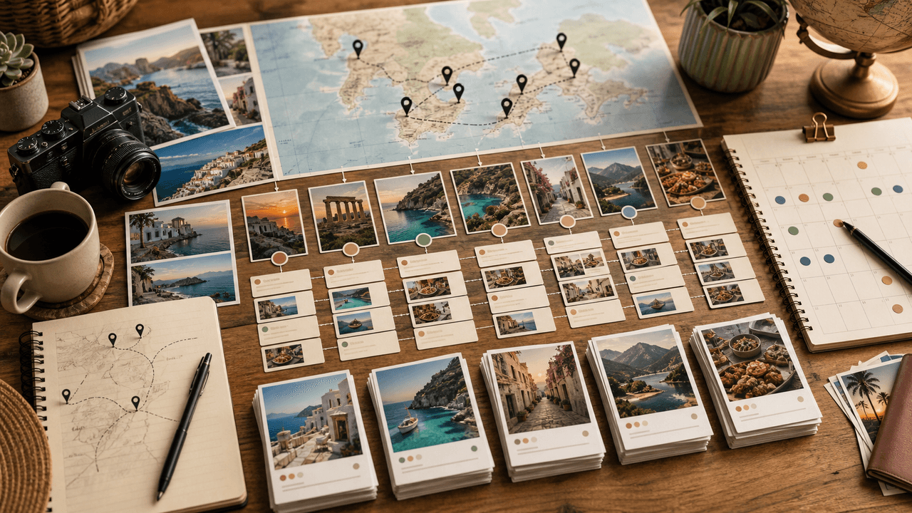 Travel Content Carousel System: Turn Every Trip Into 30 Instagram Posts visual