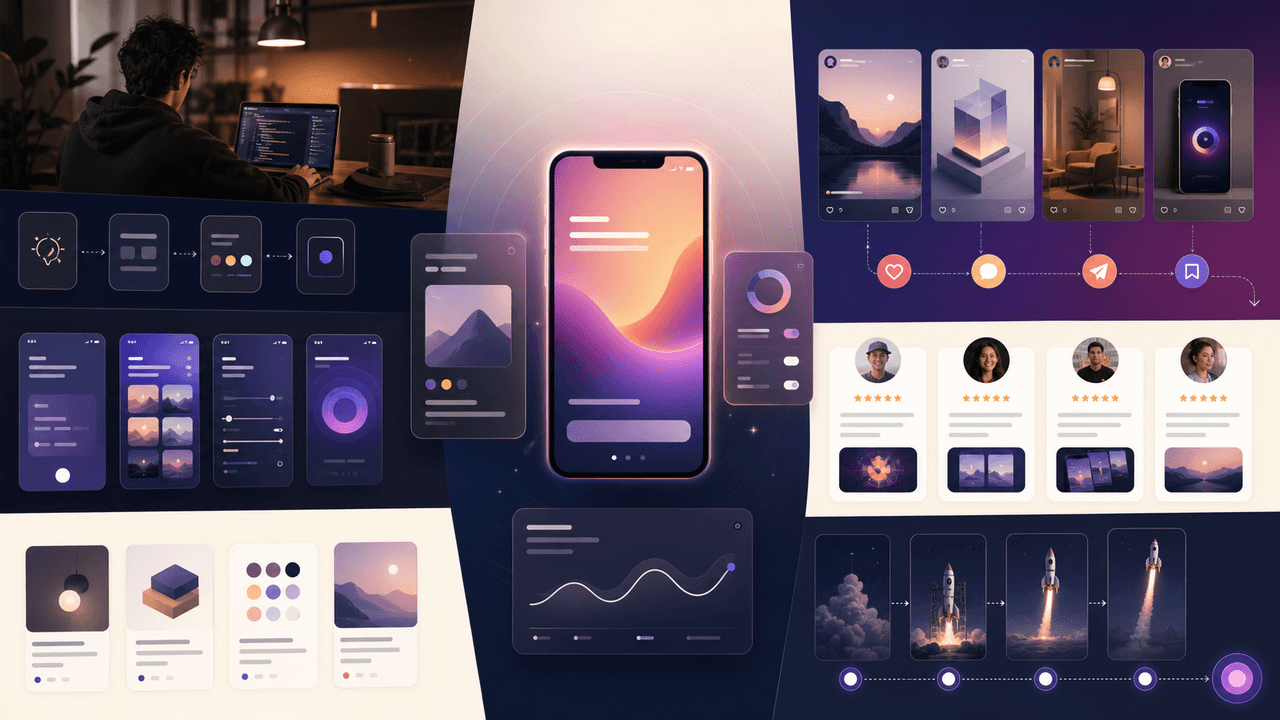 How to Market a Vibe-Coded App With Social Content visual