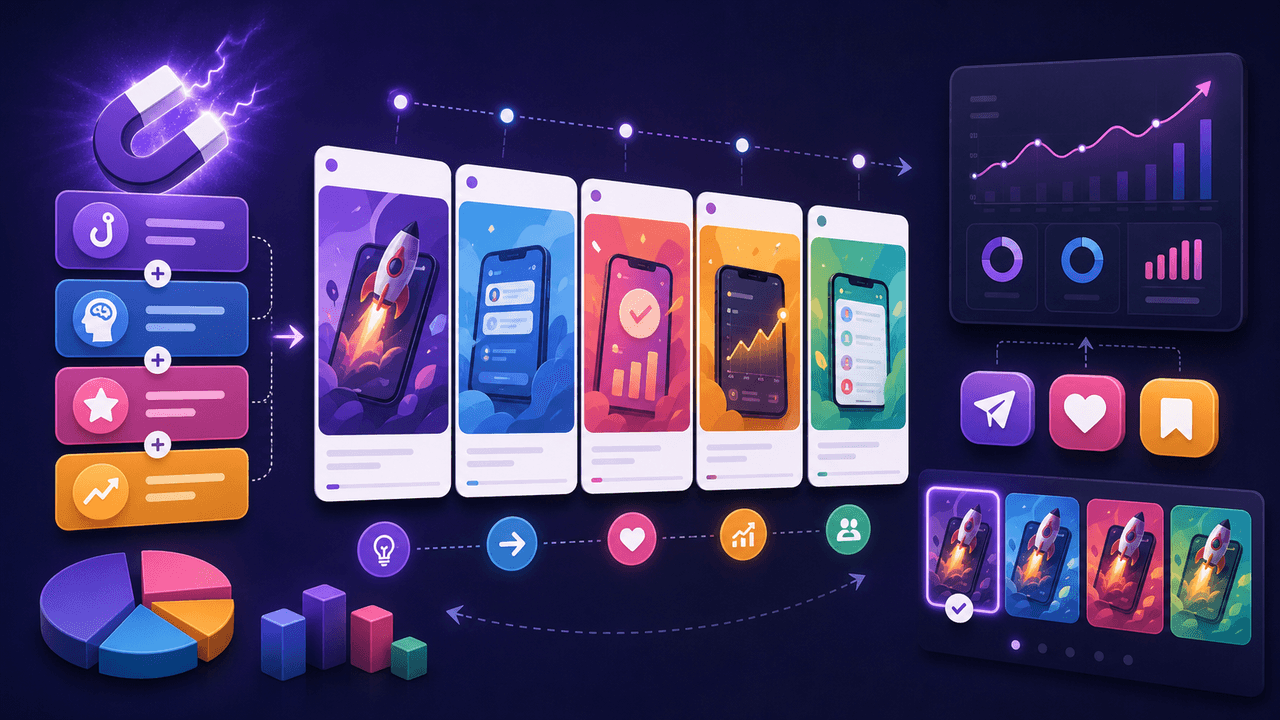 7 Viral Carousel Formulas for App Marketing (With Real Examples) visual