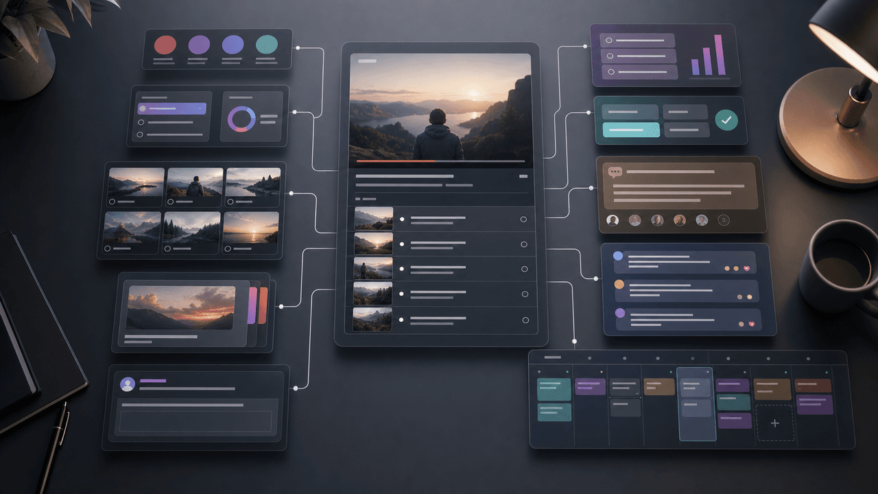 A YouTube Community Post Content System for Creators visual