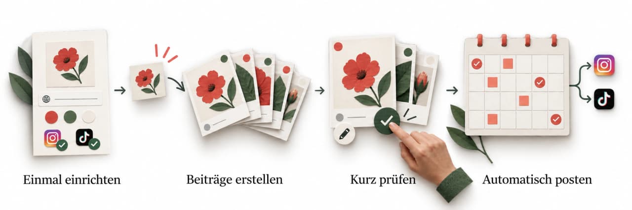 Unternehmensangaben hinterlegen und Stil auswählen