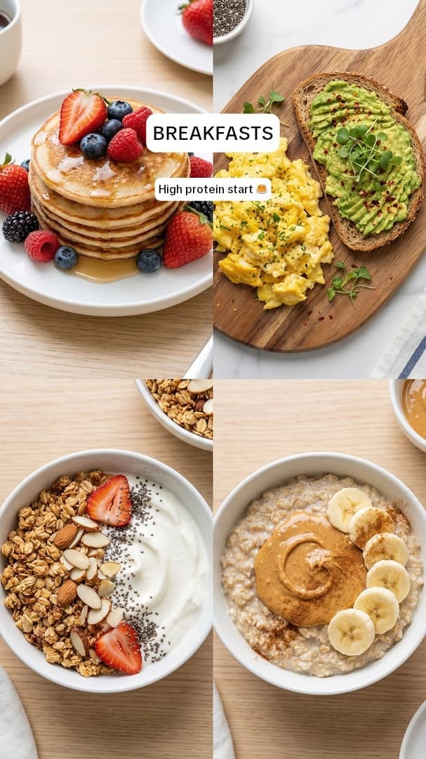 UGC-style “What I eat in a week” wellness carousel generated by AttentionClaw, with a creator holding a salad bowl — slide 2 of 5