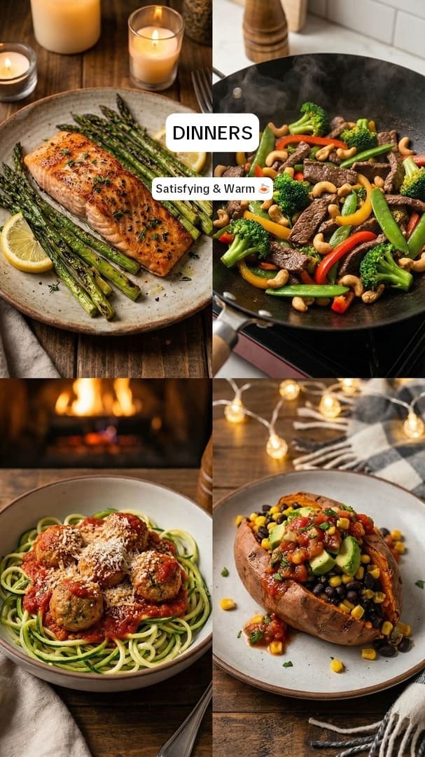 UGC-style “What I eat in a week” wellness carousel generated by AttentionClaw, with a creator holding a salad bowl — slide 4 of 5